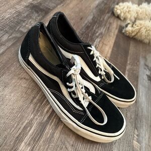 Vans Black and White Men's Shoes
